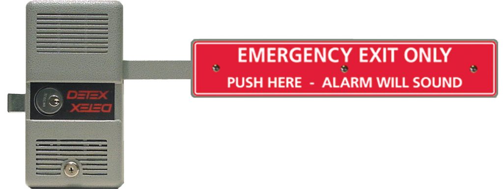 Detex ECL-230D-PH Alarmed Panic Exit Control Lock – Long Bar for 34"–48" Doors