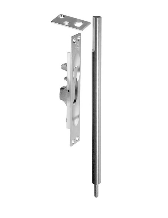Rockwood 556WS US26D Windstorm Flush Bolt | Stainless Steel Extension Rod