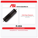 ASI R-004 Replacement Toilet Paper Spindle | Fits #0030–#0034