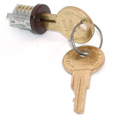 CompX Timberline C400LP-20 Removable Lock Plug Cabinet Lock