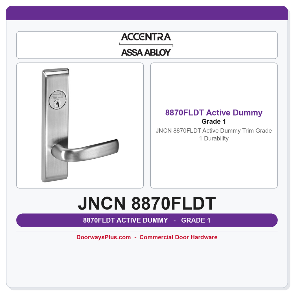 Accentra JNCN 8870FLDT Active Dummy Trim – Grade 1 Durability