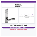 Accentra HACN 8870FLDT Active Dummy Trim – Grade 1 Durability