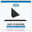 NGP 513HDDKB Heavy-Duty Saddle Threshold 5" x 1/4" Dark Bronze | National Guard