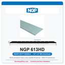 NGP 613HD Heavy-Duty Saddle Threshold 6" x 1/4" | ADA | Fire Rated | Mill Aluminum