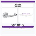 Accentra CRR 8891FL Fail Secure Electrified Mortise Lockset – Single Cylinder, Outside Lever Locked