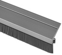 NGP A626A Nylon Brush Weatherstrip – Clear Anodized Aluminum Perimeter Seal