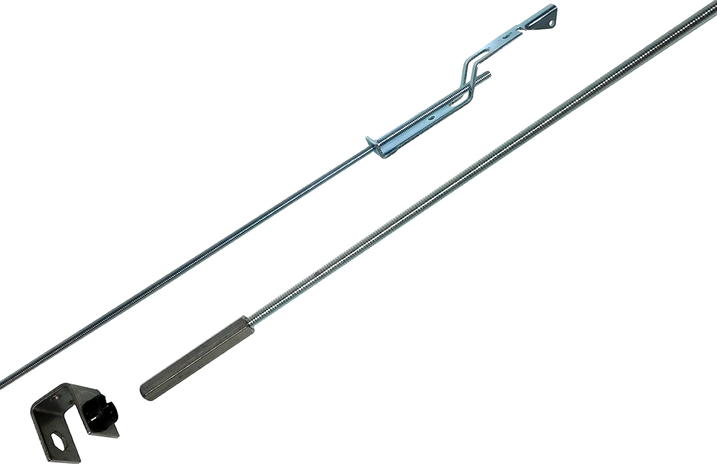 Adams Rite 4015-18 Threshold Bolt – Zinc Rod & Stainless Steel Hex Bolt
