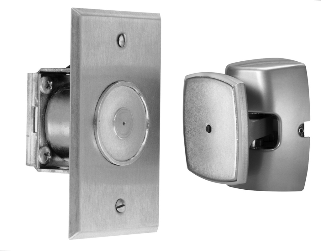 Rixson 990M Flush Wall Mount Magnetic Release – 689 Spray Aluminum