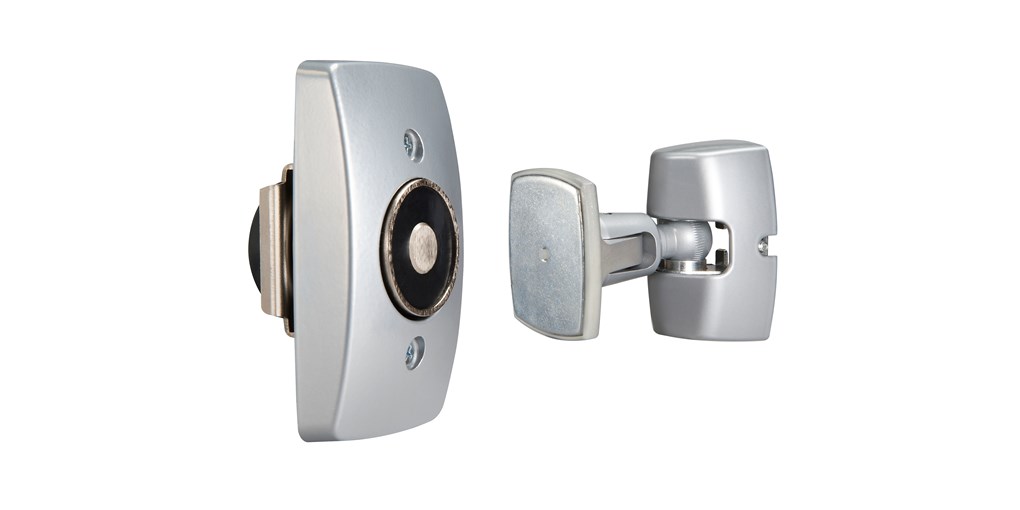 Rixson 994M Wall Mount Magnetic Door Release 689 Spray Aluminum | Tri-Volt UL Listed