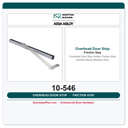 Rixson 10-546 Overhead Door Stop Holder Friction Stay Surface Mount Medium Duty