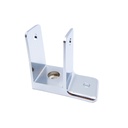 Single Ear Wall Bracket for Toilet Partitions – 2.5" Projection, 1-1/4" Panel, Polished Chrome Zmac