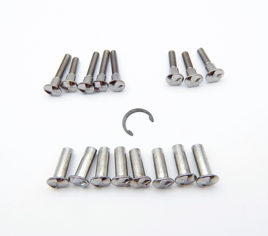 One Way Screw Pack for Toilet Partitions – 1" to 1-1/4" Thickness