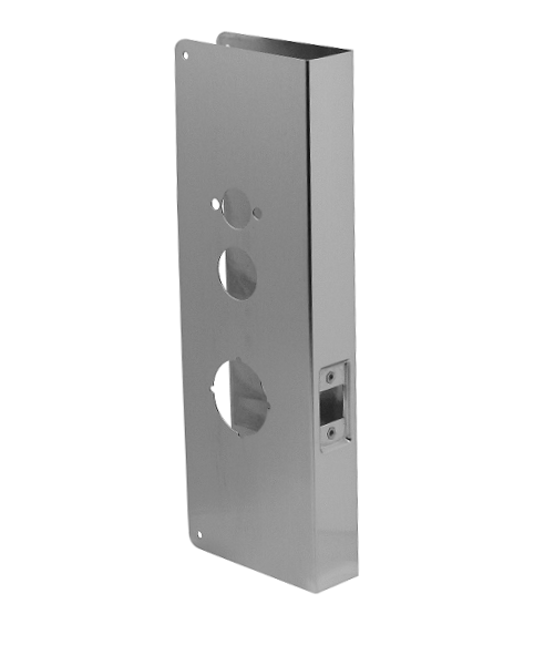 Don-Jo 9-CW Stainless Steel Wrap-Around Plate | Simplex 1000 Door Reinforcer