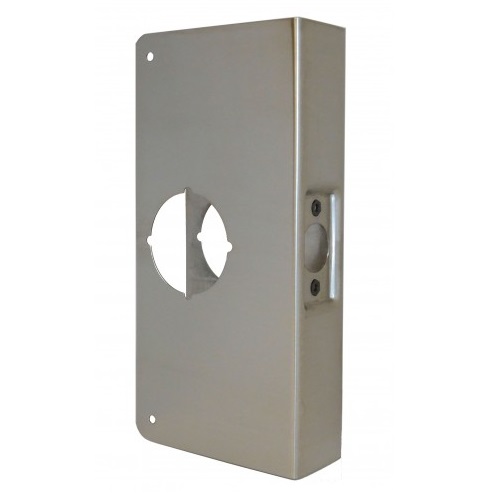 Don-Jo 2-CW Stainless Steel Wrap-Around Plate | 4"x9" | 1-3/4" Door | US32D/630