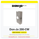 Don-Jo 200-CW Wrap-Around Plate 4-1/4" x 9" | 2" Door