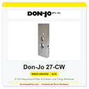 Don-Jo 27-CW Wrap-Around Plate 5x15 | Alarm Lock Trilogy Reinforcer