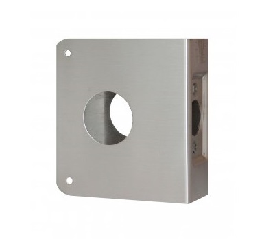 Don-Jo 7-CW Wrap-Around Plate | 1-3/8" Door Stainless Steel Deadbolt Reinforcer US32D