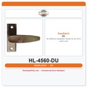 International Door Closer HL-4560-DU Deadlatch Handle for DL-4510 Latch Lock