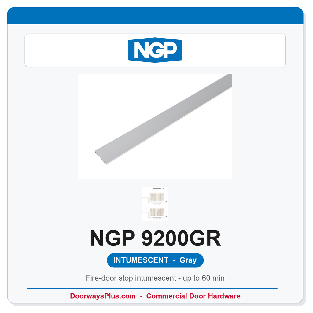NGP 9200GR GapGuard 60-Min Intumescent Fire Seal - Gray | National Guard