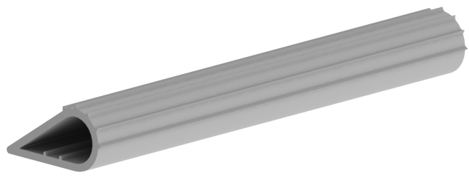 Hager 726S Silicone Smoke Seal – Charcoal | UL 10C Perimeter Weatherstrip