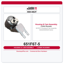 Corbin Russwin 651F67-5 Housing & Cam Assembly – ED4200/ED5200 Series
