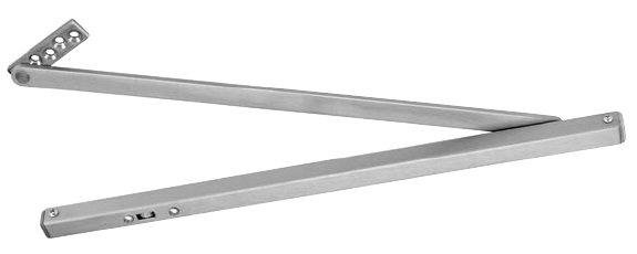 ABH 4432 Surface Mounted Overhead Door Stop & Friction Hold Open | US32D Satin Stainless
