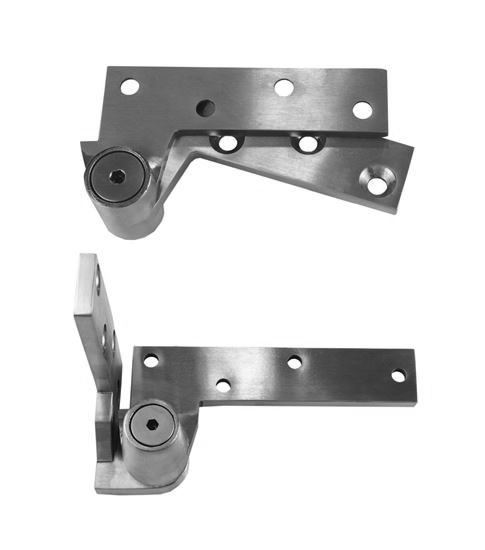 ABH 0195 Heavy-Duty 3/4" Offset Pivot Set | US32D Satin Stainless