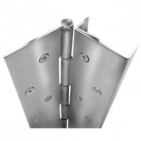 ABH A505 Stainless Steel Concealed Continuous Hinge with Edge Guard 83-1/8"