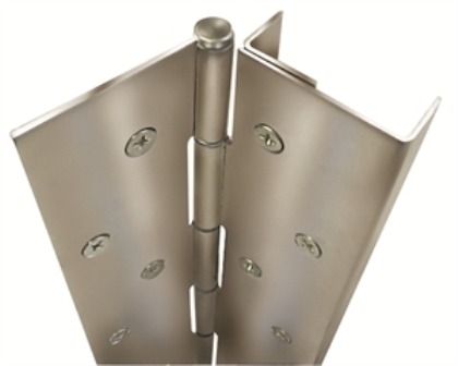 ABH Pin and Barrel Hinge with Edge Guard A505-83-1/8" x US32D - Stainless Steel