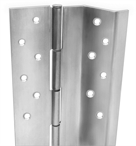 ABH A511 Swing Clear Continuous Hinge w/ Edge Guard 83-1/8" US32D Satin Stainless