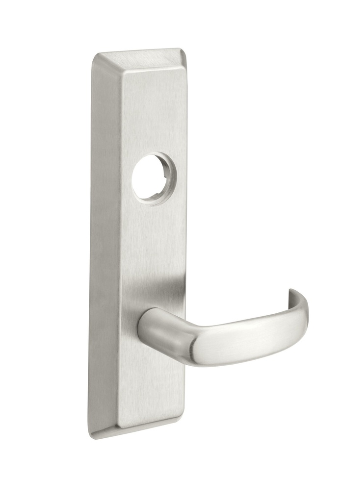 Accentra PB 626F Classroom/Storeroom Outside Exit Trim | 620F Series | Grade 1 | 630 Satin Stainless Steel | Less Cylinder