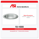 ASI 10-1000 Traditional™ - Waste Chute - Vanity Mounted
