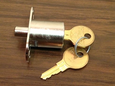 CompX Fort SD990 Sliding Wood Door Cabinet Lock