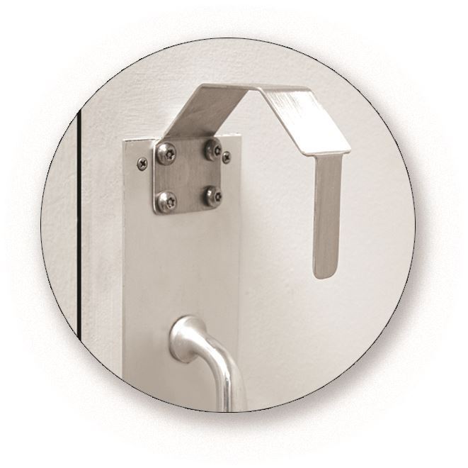 ABH AP100 Hands-Free Arm Pull – Satin Stainless Steel US32D