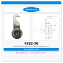 Bobrick 4262-36 Lock & Key – B-4262 Replacement Part