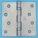 Hager RCBB1541 4x4 Ball Bearing Hinge 1/4" Radius US32D Satin Stainless Steel