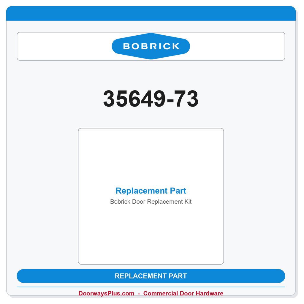 Bobrick 35649-73 Door Replacement Kit