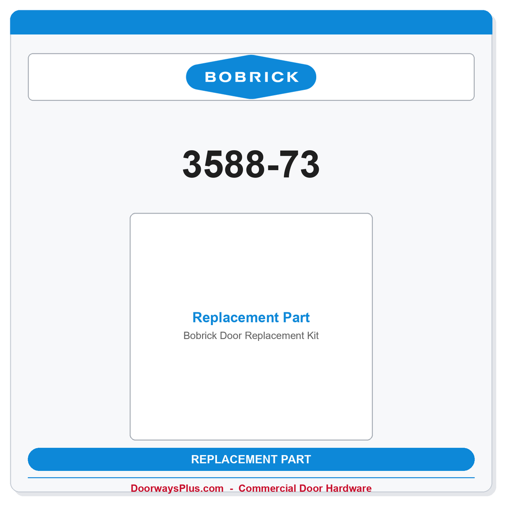 Bobrick 3588-73 Door Replacement Kit