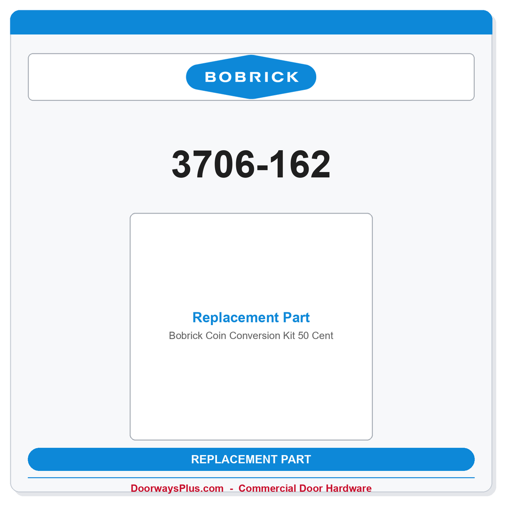 Bobrick 3706-162 Coin Conversion Kit 50 Cent