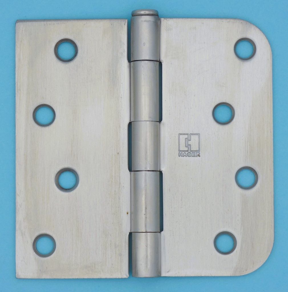 Hager 1543 4x4 Residential Plain Bearing Hinge | Square x 5/8" Radius Corner | Non-Ferrous