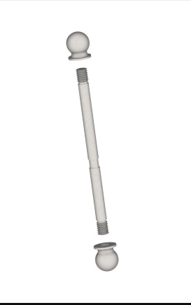 Hager 1710 Residential Hinge Pin Set with Ball Tips – 4" Hinges