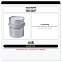 Rockwood 446 Universal Round Floor Stop | Solid Brass Commercial Door Bumper