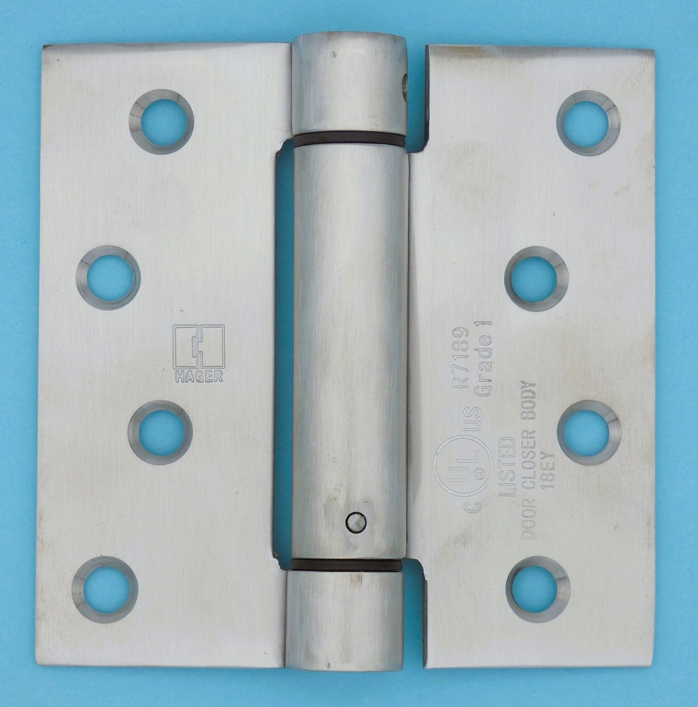 Hager 1760 4x4 Stainless Steel Residential Spring Hinge