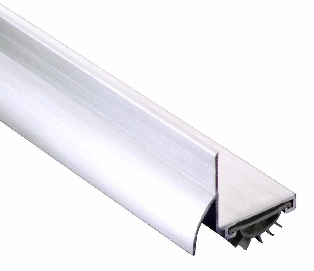 Pemko 210AV 36" Vinyl Door Shoe with Rain Drip – Mill Aluminum | UL Listed