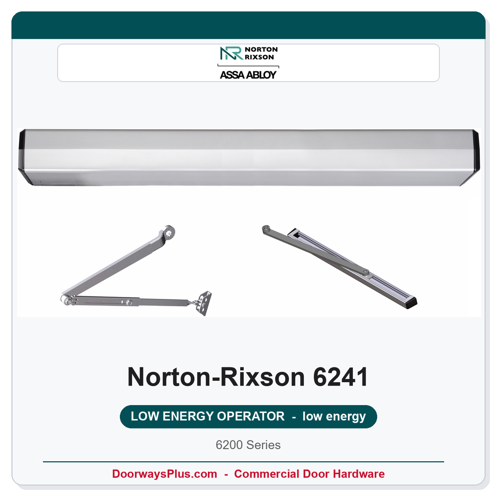 Norton 6241 Low Energy Operator | Universal Push and Pull | 6200 Series