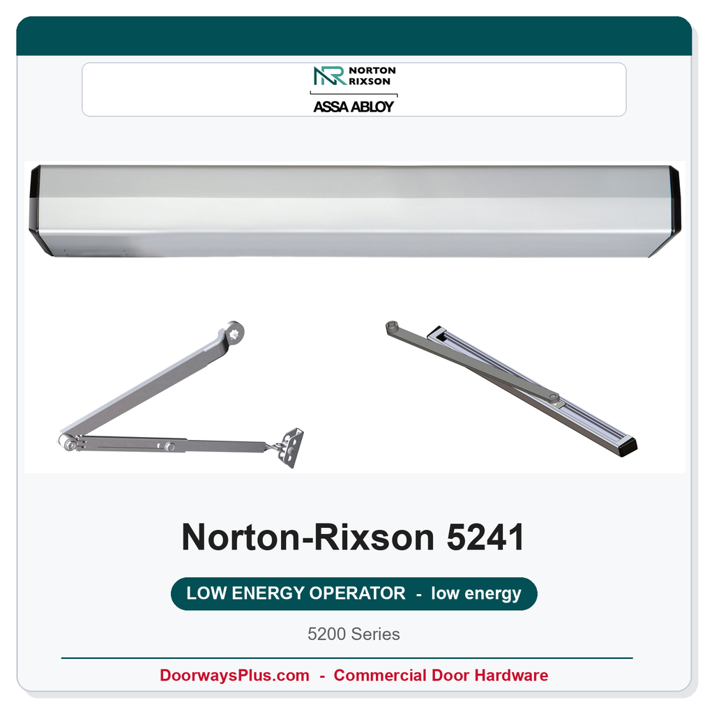 Norton 5241 Low Energy Operator | Universal Push and Pull | 5200 Series