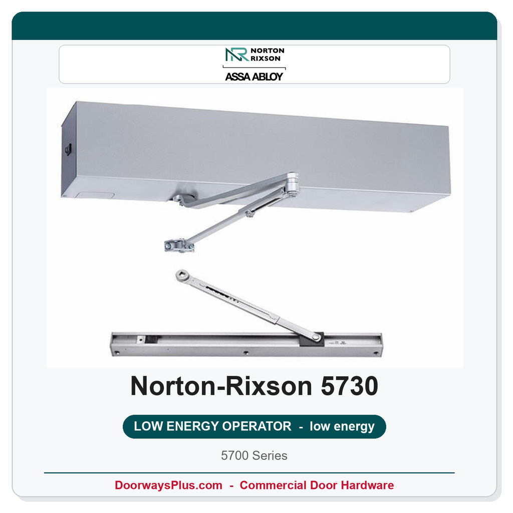 Norton 5730 Low Energy Operator | Push Side | 5700 Series