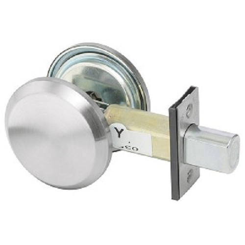 Accentra D242 Single Sided Deadbolt | Blank Plate x Thumbturn, 2-3/4" Backset