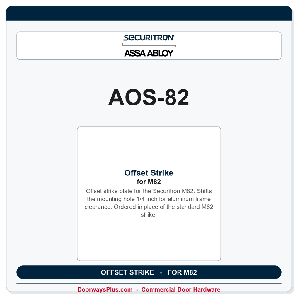 Securitron AOS-82 | Offset Strike