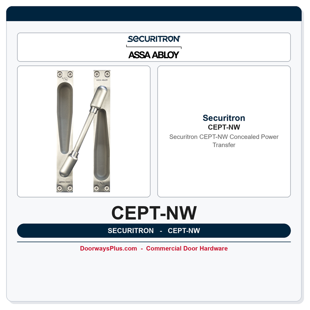 Securitron CEPT-NW Concealed Electrical Power Transfer - No Wires